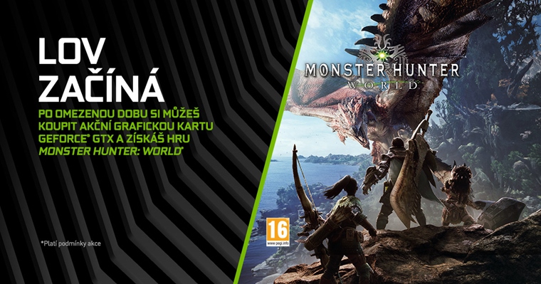 Monster Hunter: World k vybranm hernm grafikm Nvidia